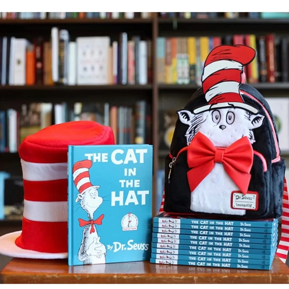 Loungefly‎ Dr. Seuss Cat in the Hat Cosplay Mini Backpack